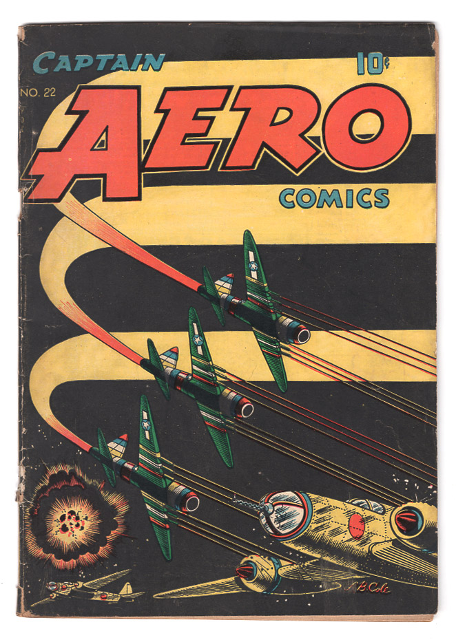 Captain Aero #22 VG/F Front Cover