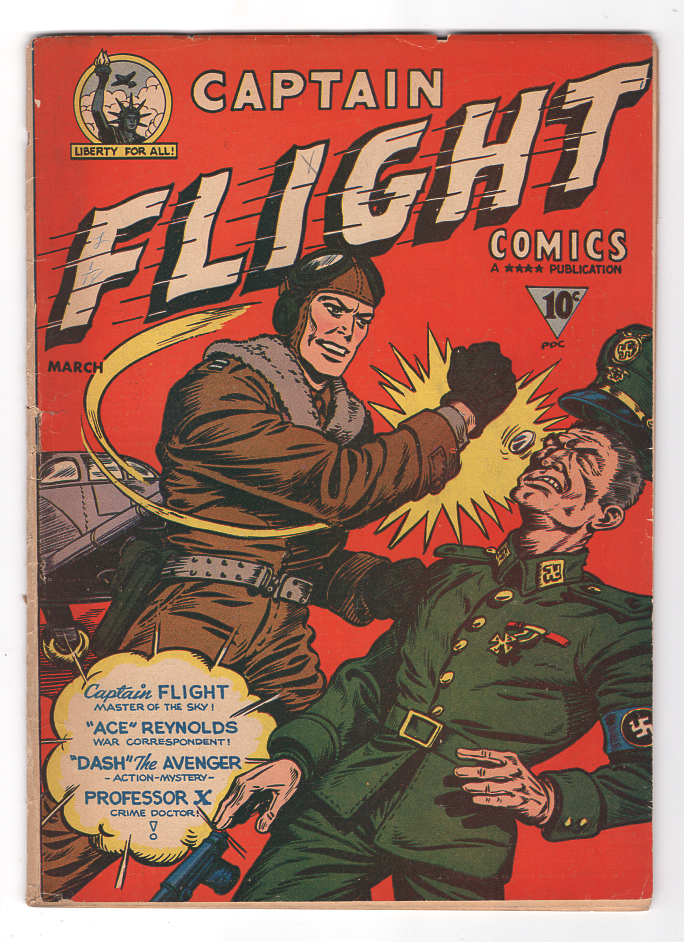 Captain Flight #1 VG Front Cover