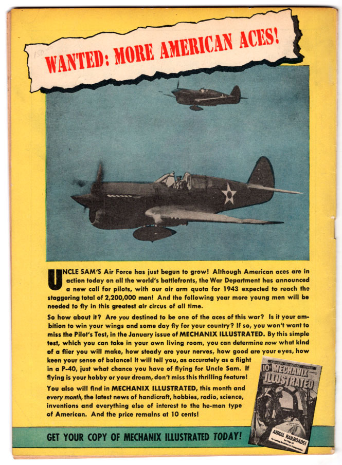 Captain Marvel Jr. #3 VF Back Cover