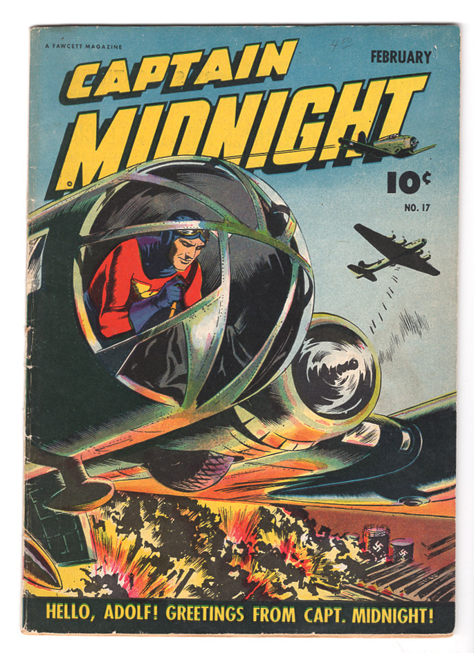 Captain Midnight #17 F- Front Cover
