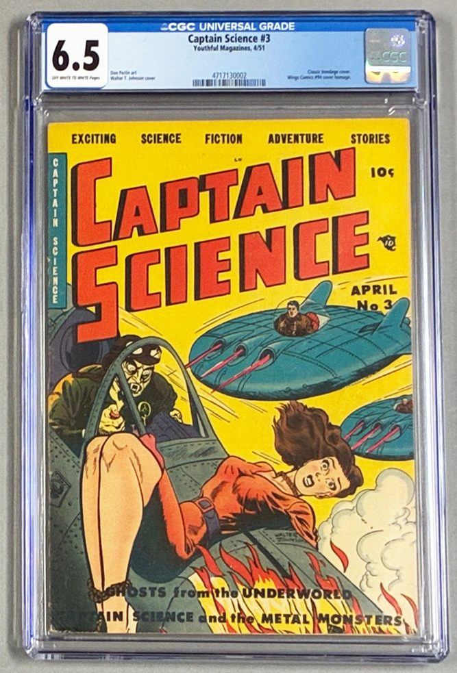 Captain Science #3 CGC 6.5 Front Cover