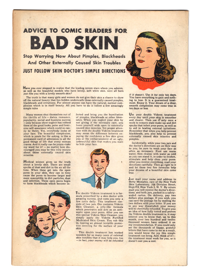 Claire Voyant #2 VF- Back Cover