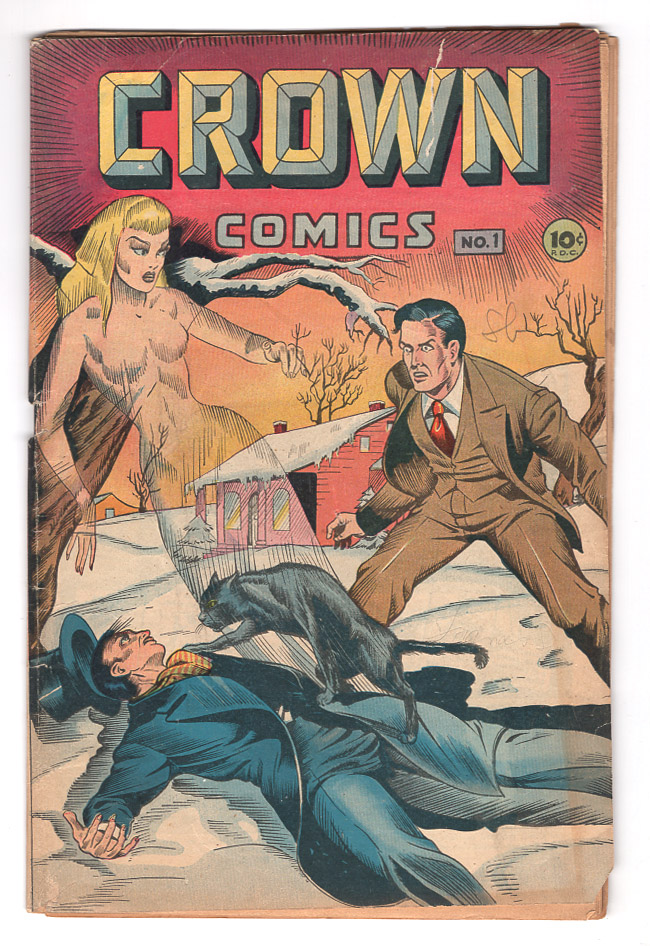 Crown Comics #1 VG- Front Cover