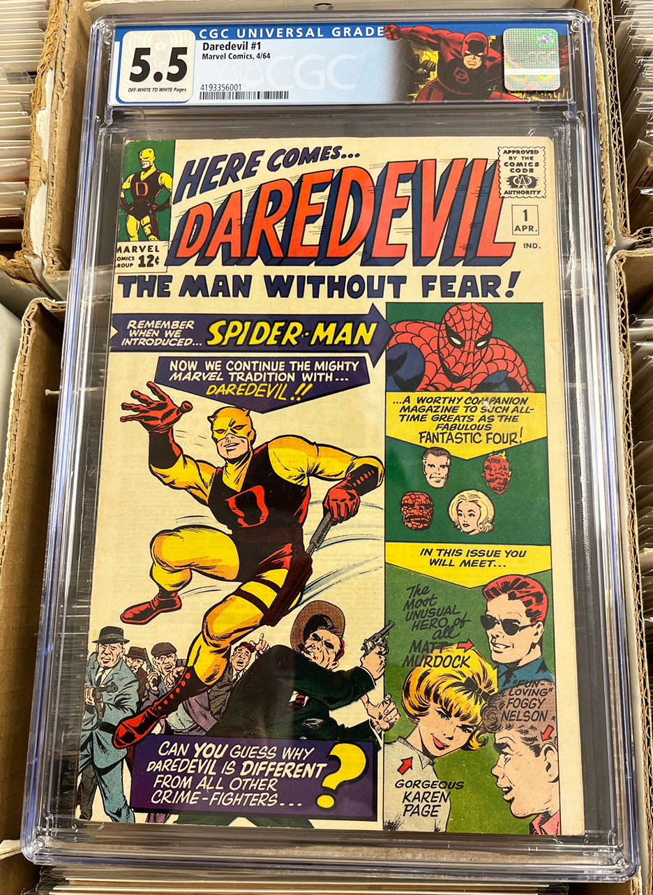Daredevil #1 CGC 5.5 Front Cover