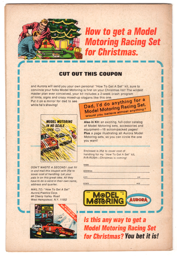 Detective Comics #359 VG+ Back Cover