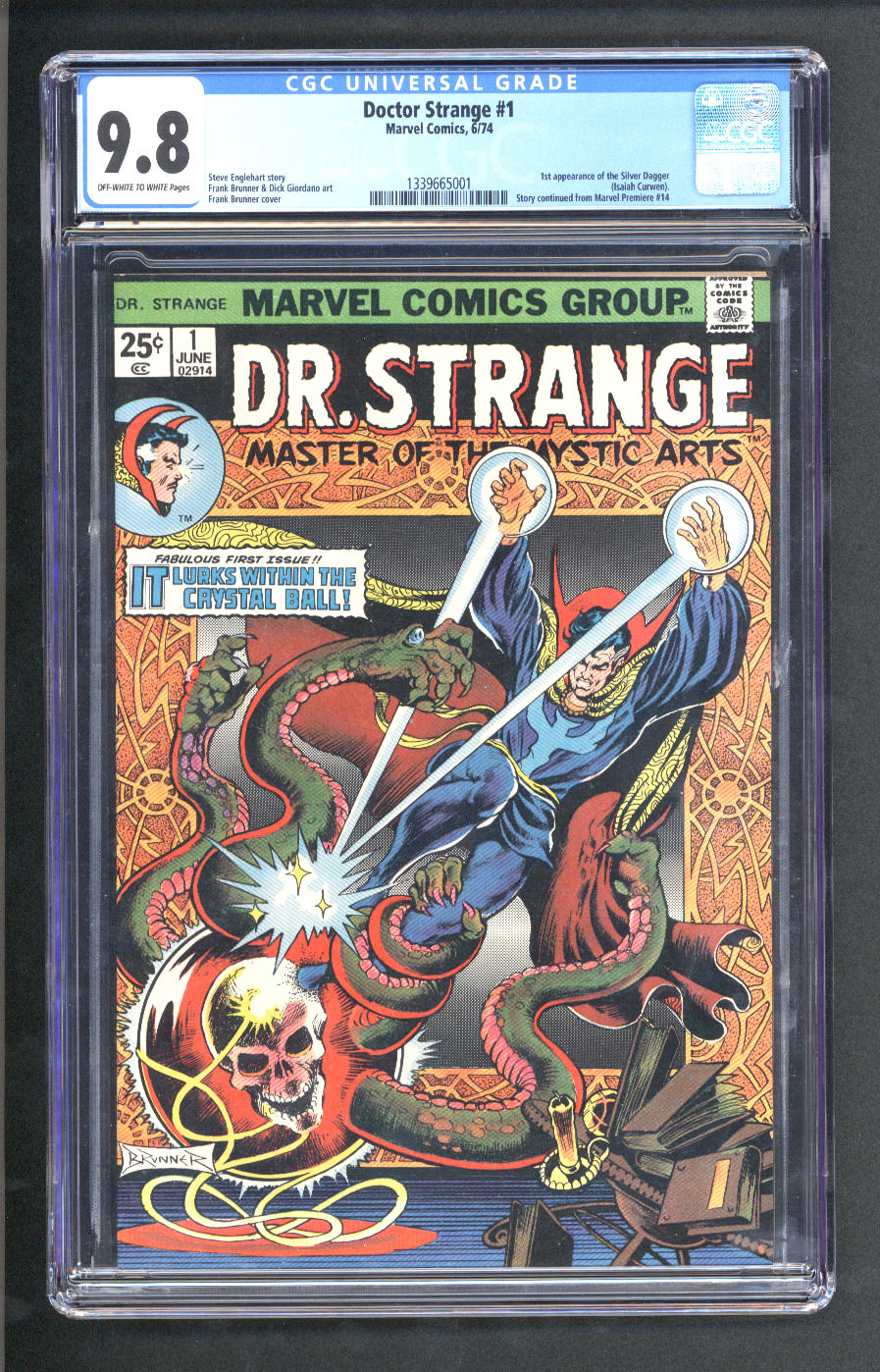Doctor Strange (1974) #1 CGC 9.8 Front Cover