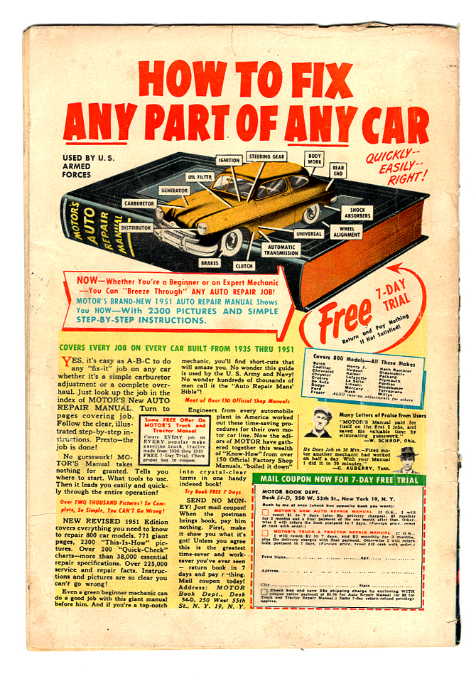 Eerie #6 G+ Back Cover