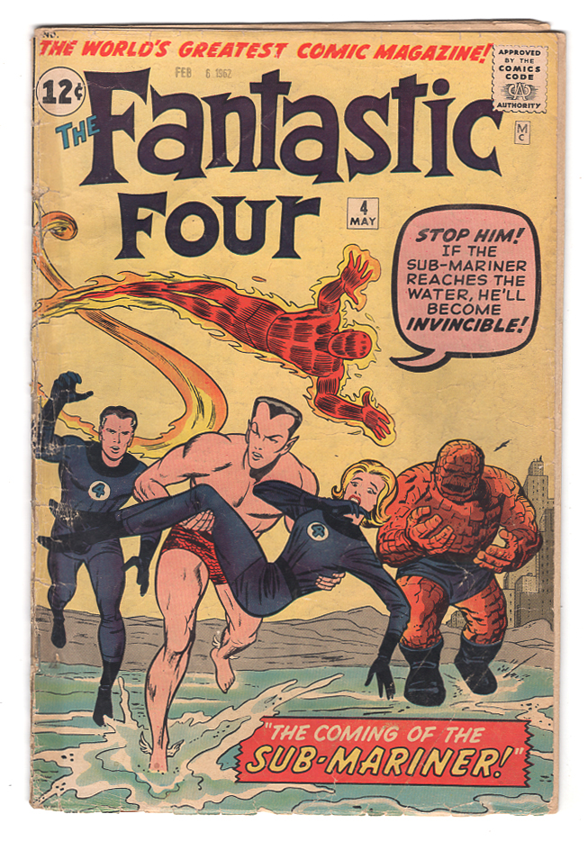 Fantastic Four #4 G/VG Front Cover