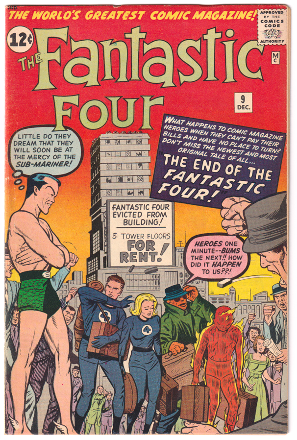 Fantastic Four #9 VF- Front Cover