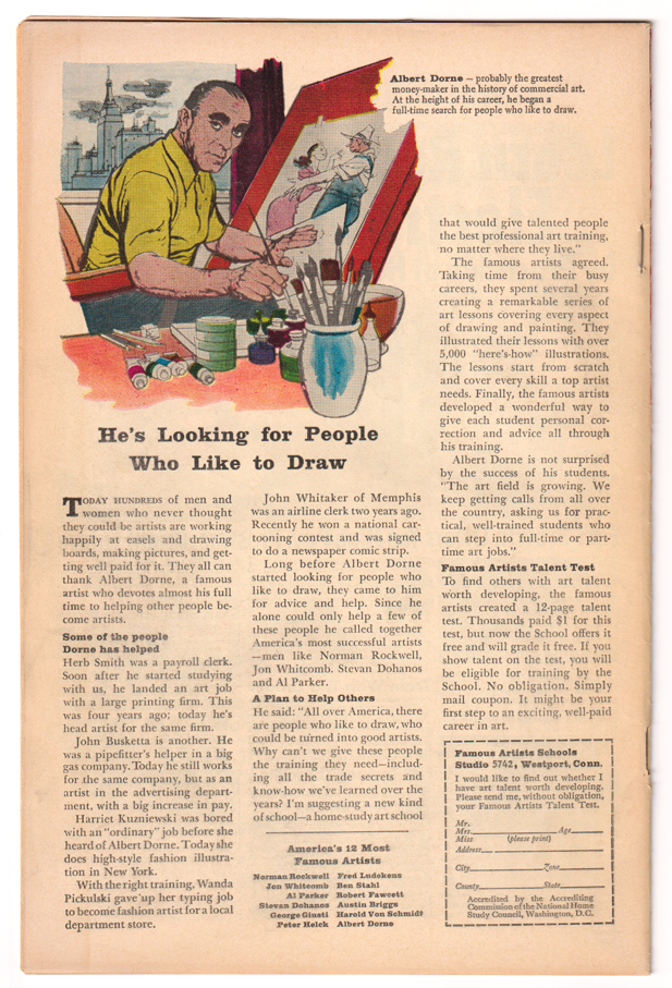 Fantastic Four #9 VF- Back Cover