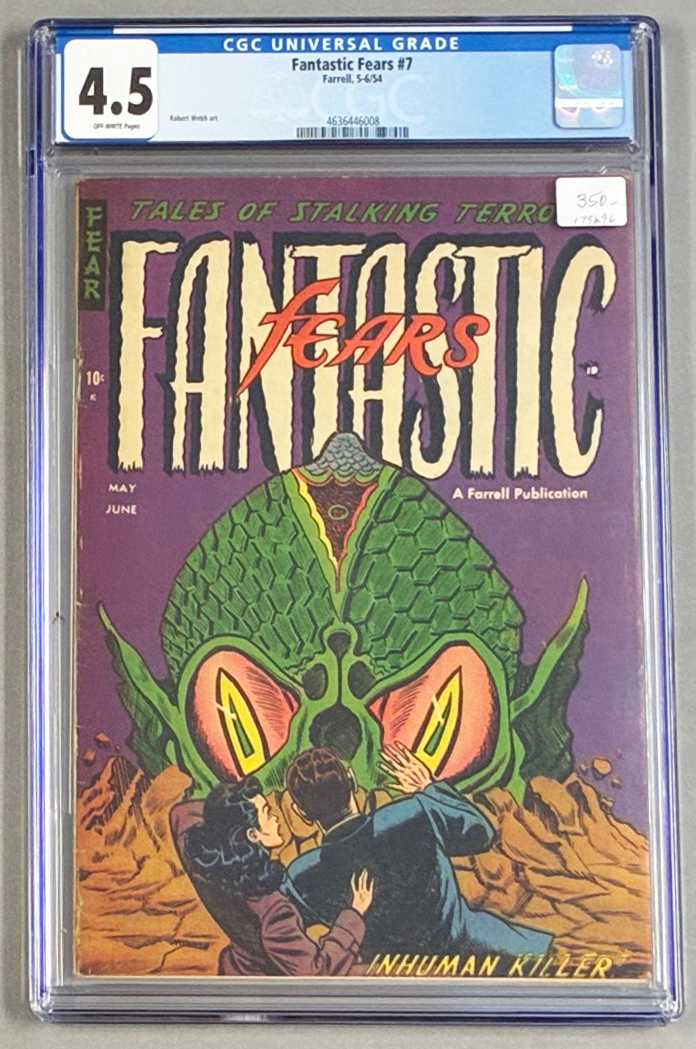 Fantastic Fears #7 CGC 4.5 Front Cover
