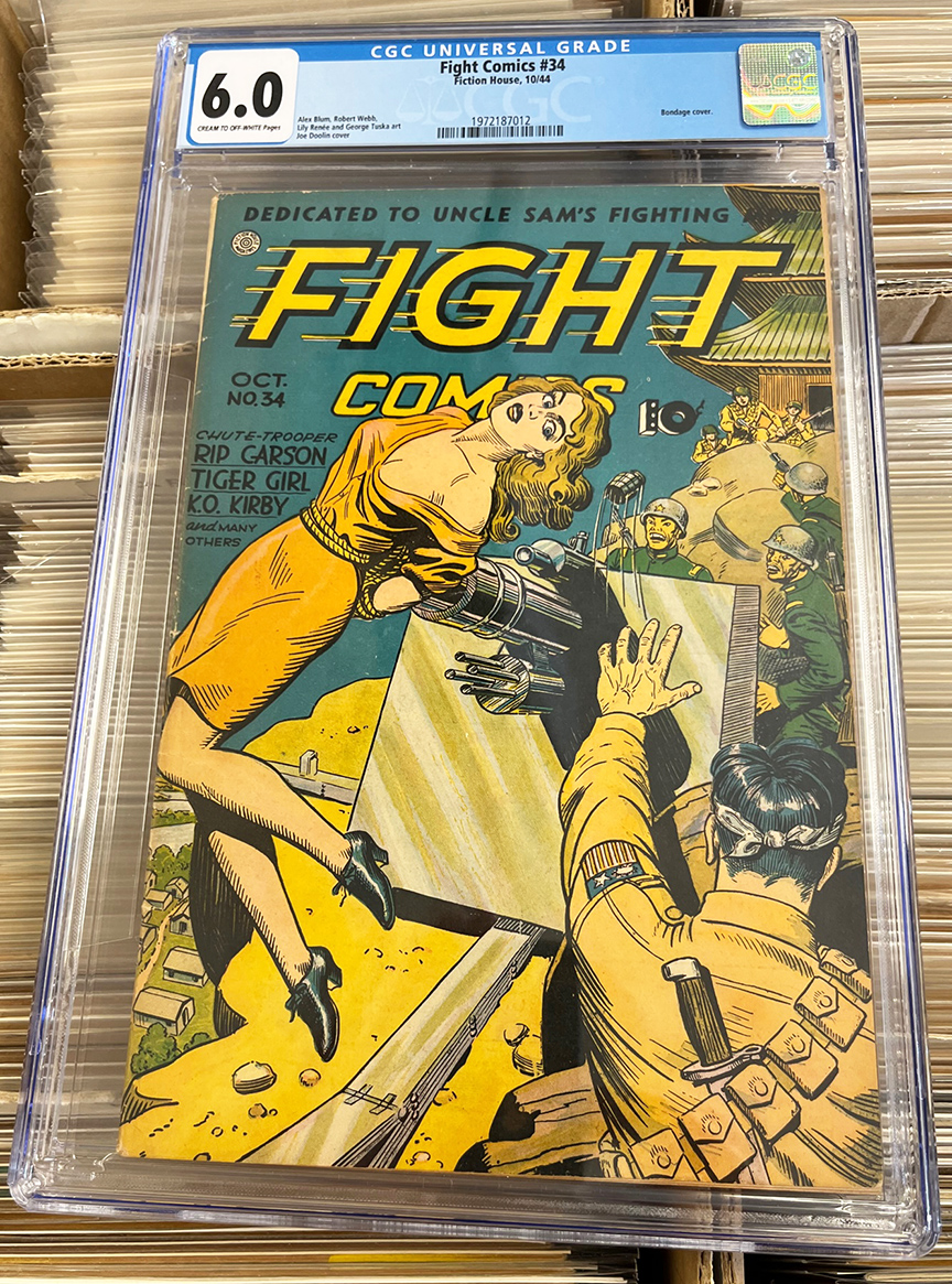 Fight Comics #34 CGC 6.0 Front Cover