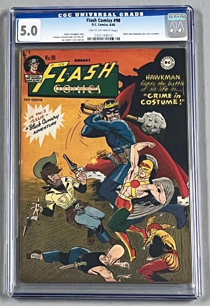 Flash (Golden Age) #98 CGC 5.0 Front Cover