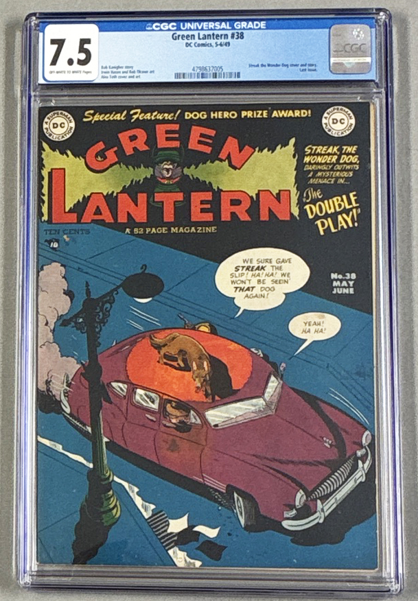 Green Lantern (Golden Age) #38 CGC 7.5 Front Cover