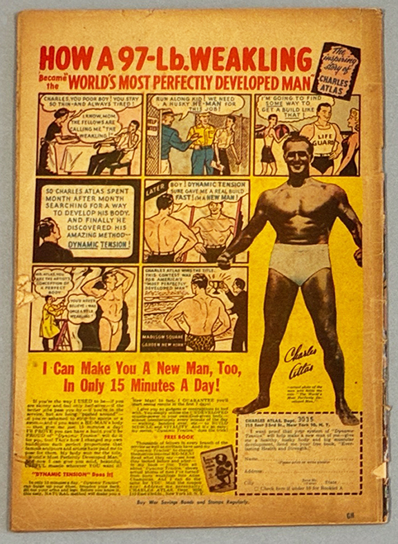 Green Hornet (Harvey) #24 VG- Back Cover