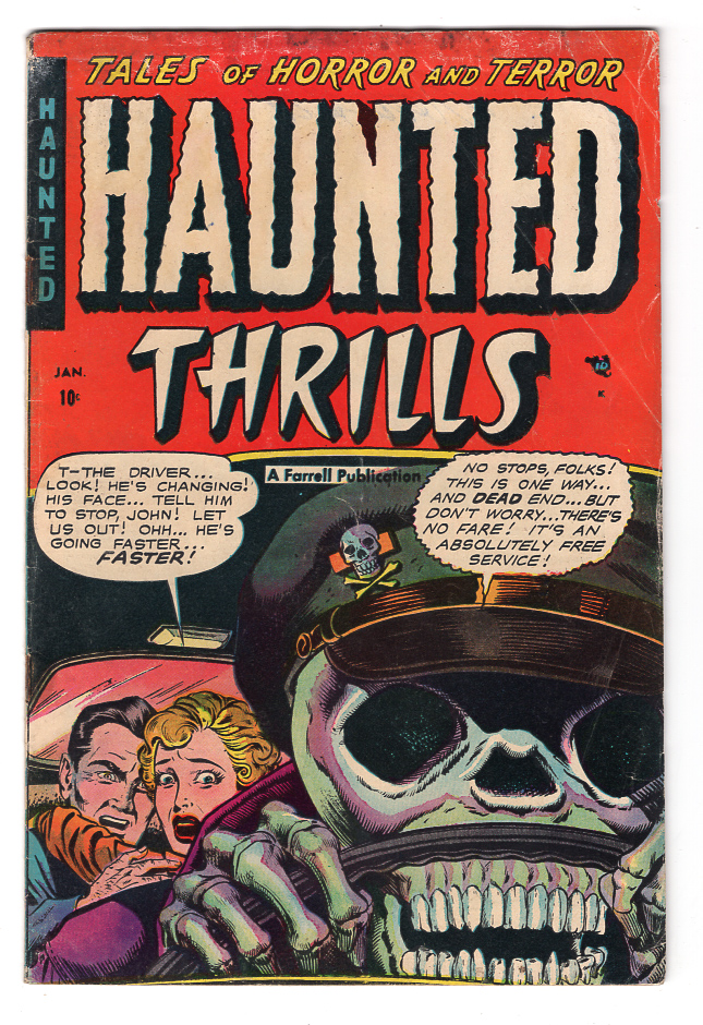 Haunted Thrills #13 VG Front Cover