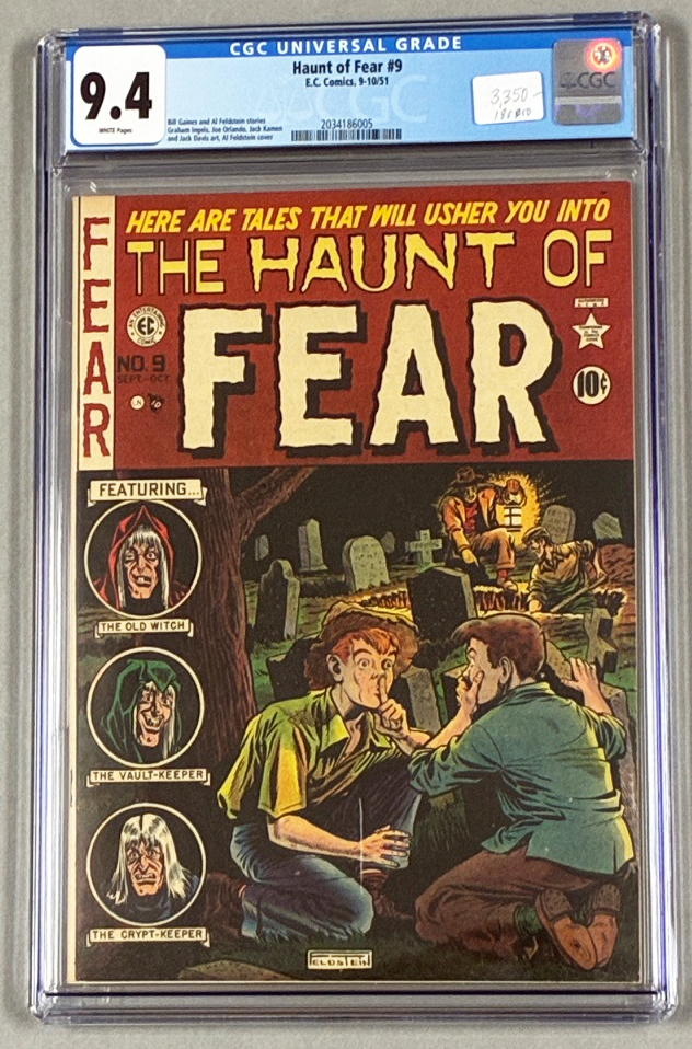 Haunt of Fear #9 CGC 9.4 Front Cover