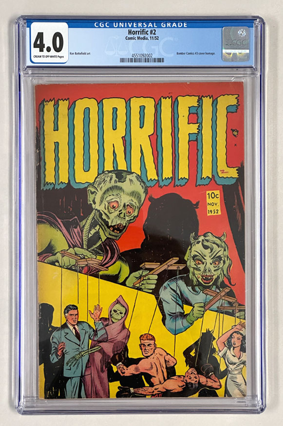 Horrific #2 CGC 4.0 Front Cover