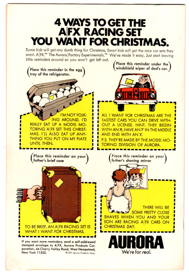 House of Secrets #103 NM- Back Cover