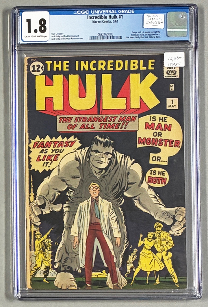 Hulk #1 CGC 1.8 Front Cover