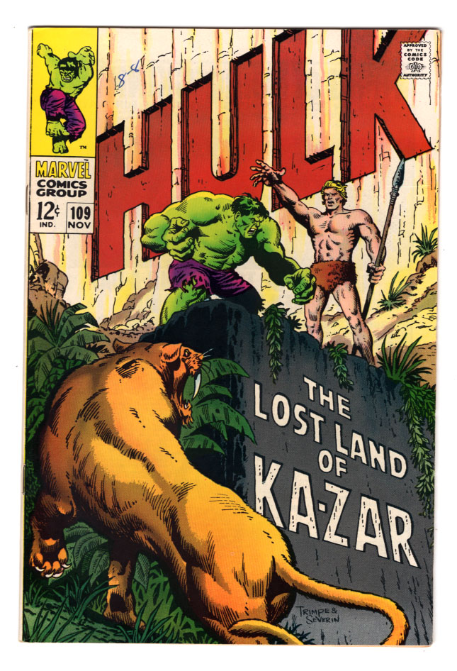Hulk #109 NM Front Cover