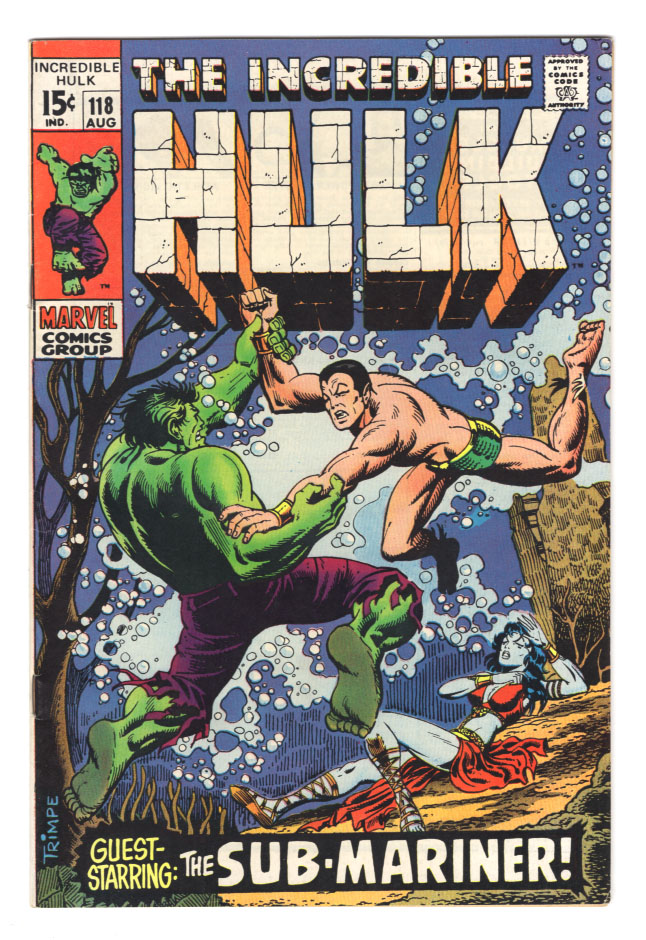 Hulk #118 VF+ Front Cover