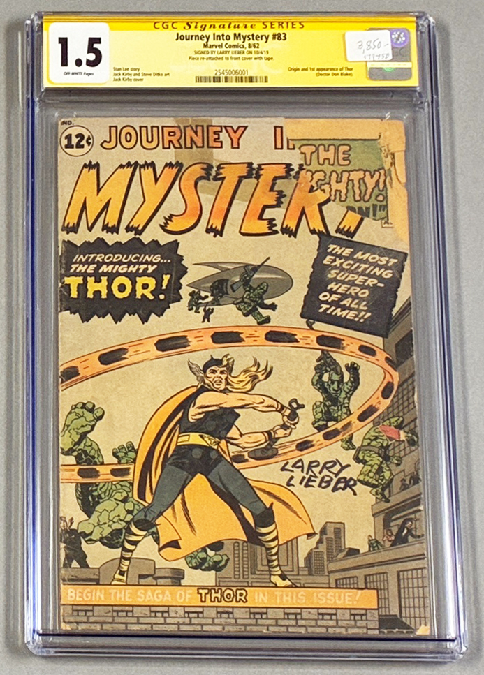 Journey Into Mystery (Thor) #83 CGC 1.5 Front Cover