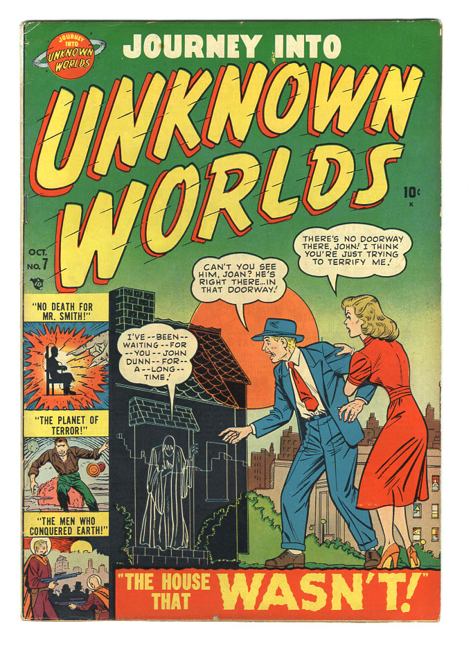 Journey Into Unknown Worlds #7 F+ Front Cover