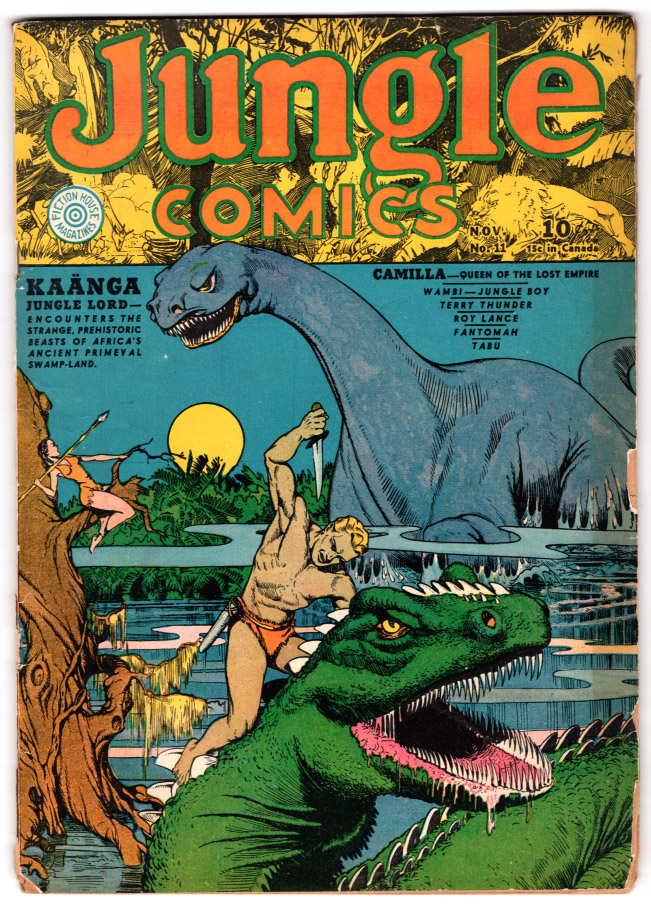 Jungle Comics #11 VG Front Cover