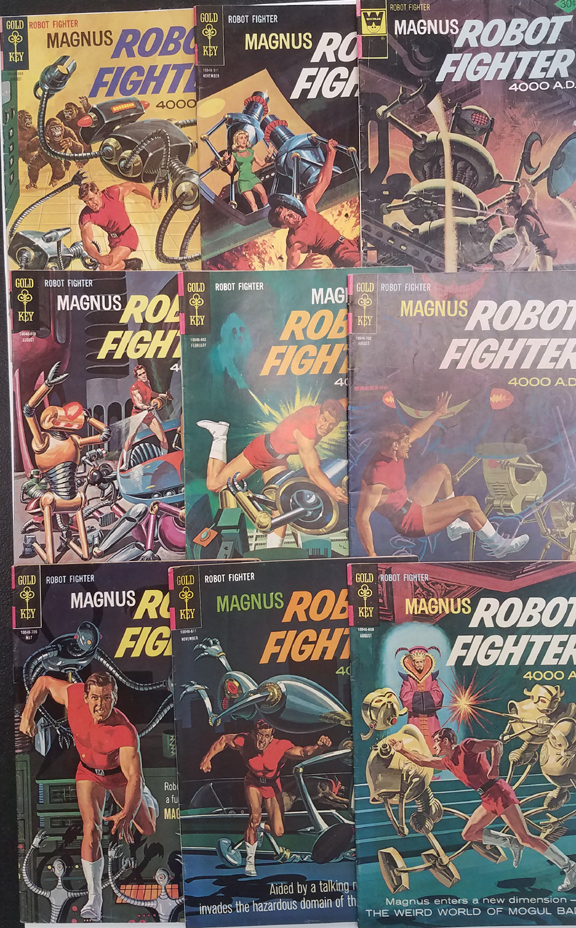 Magnus Robot Fighter Lot #1 F Back Cover