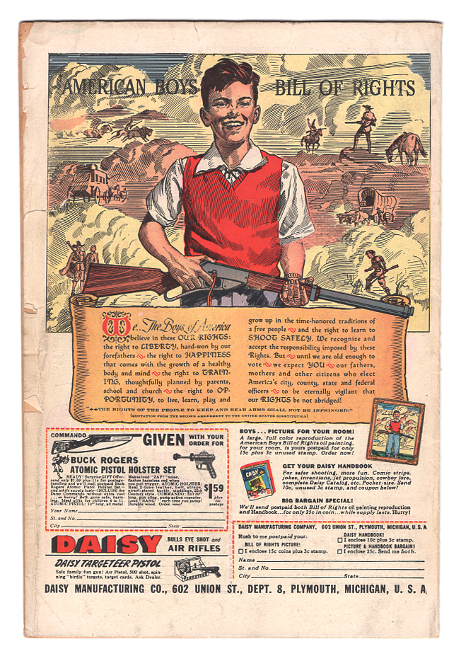 Mary Marvel #21 VG/F Back Cover