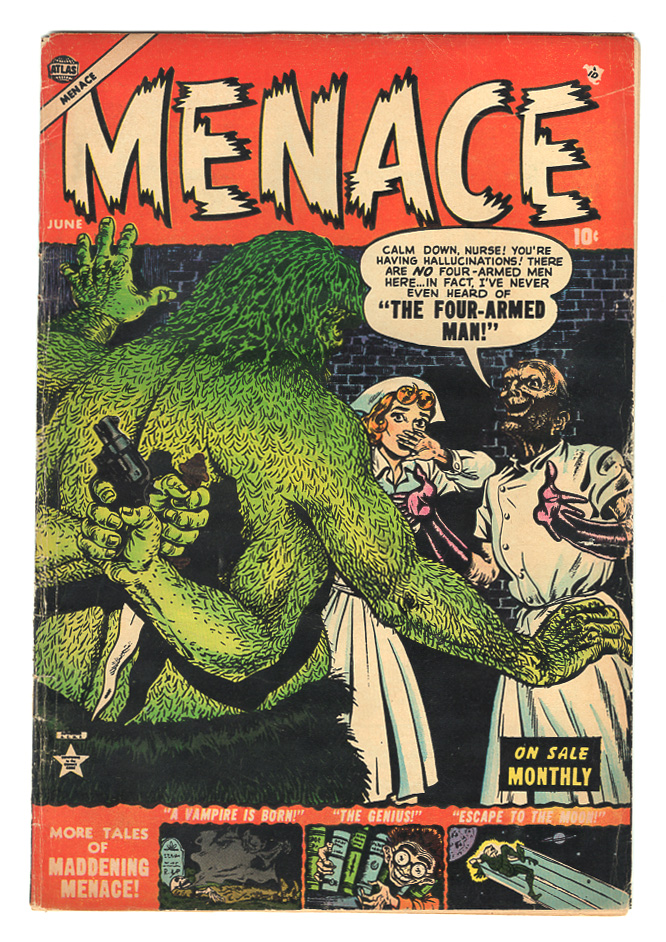 Menace #4 VG+ Front Cover