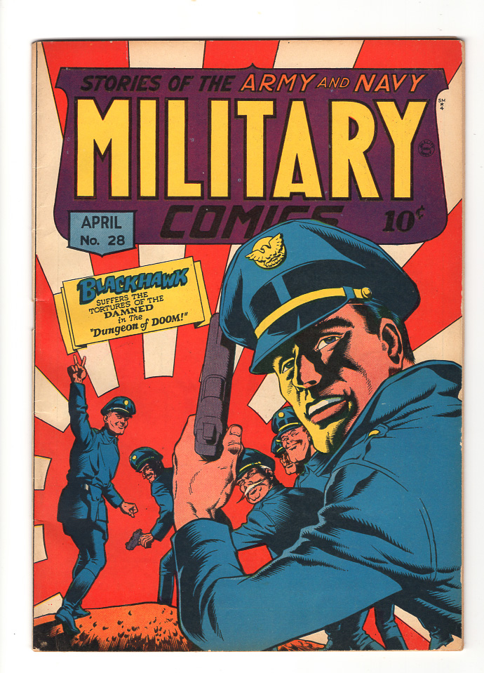 Military Comics #28 VF/VF+ Front Cover