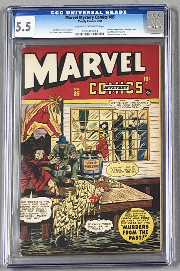 Marvel Mystery Comics #85 CGC 5.5 Front Cover