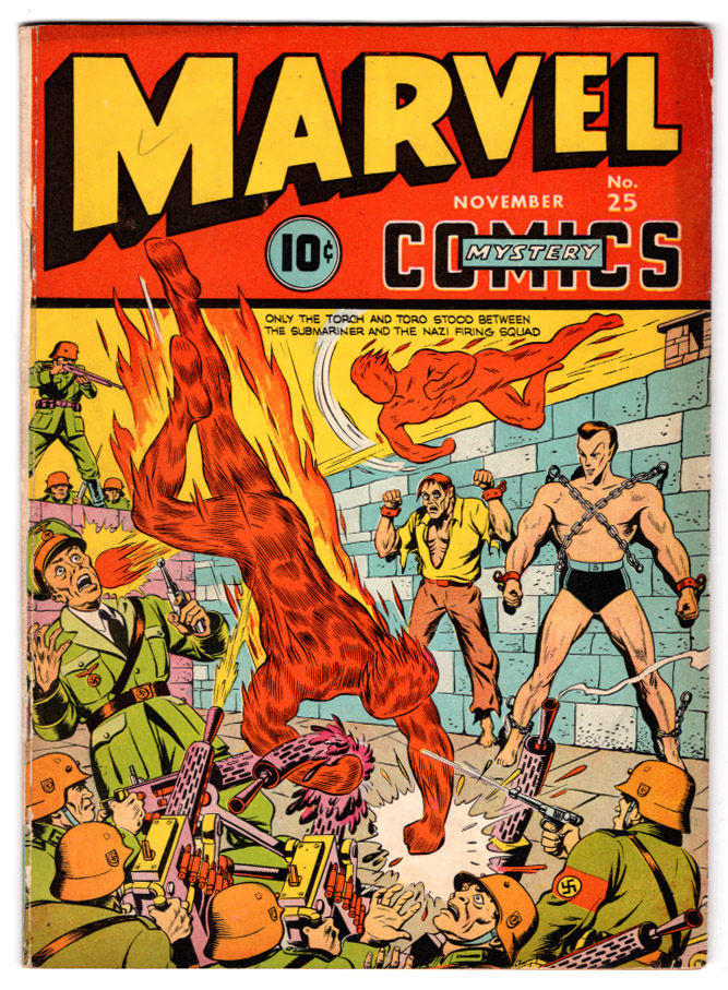 Marvel Mystery Comics #25 F Front Cover