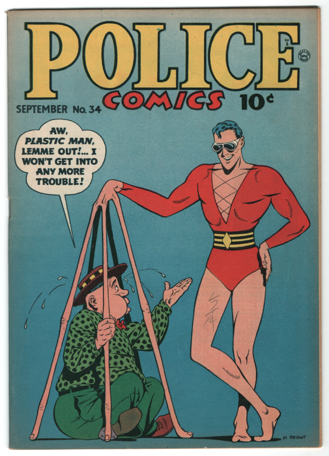 Police Comics #34 VF/NM Front Cover