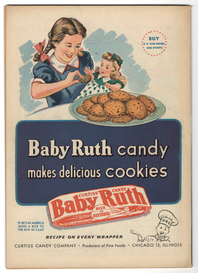 Police Comics #34 VF/NM Back Cover