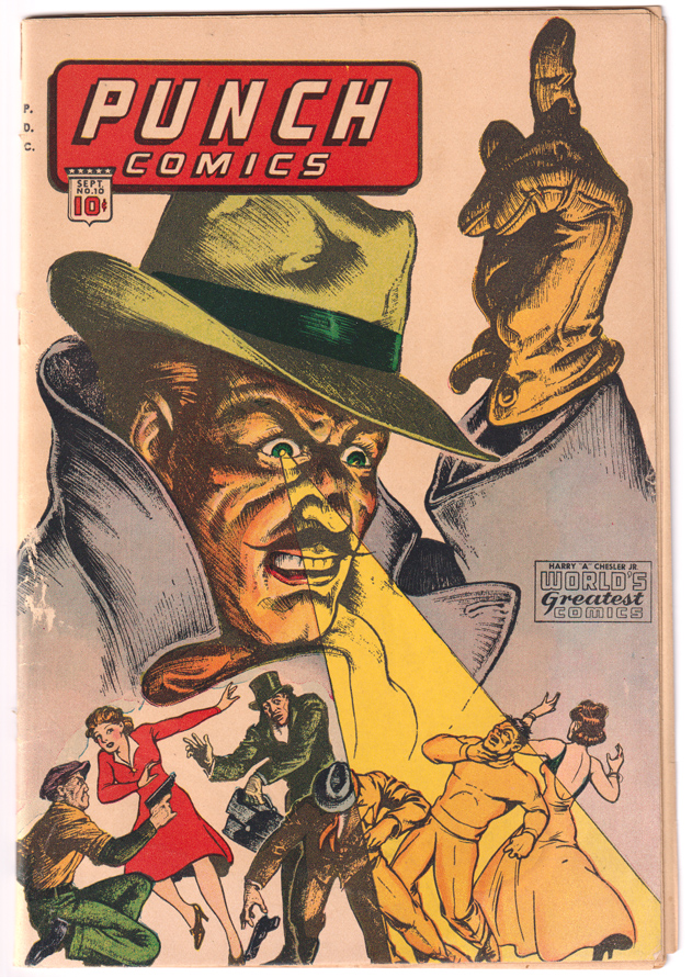 Punch Comics #10 VG/F Front Cover