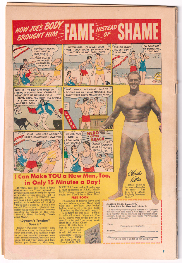 Punch Comics #10 VG/F Back Cover