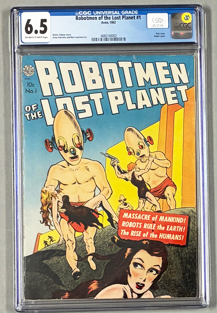Robotmen of the Lost Planet #1 Avon One Shot CGC 6.5 Front Cover
