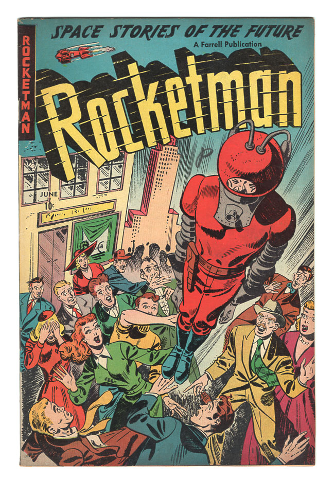 Rocketman #1 F+ Front Cover