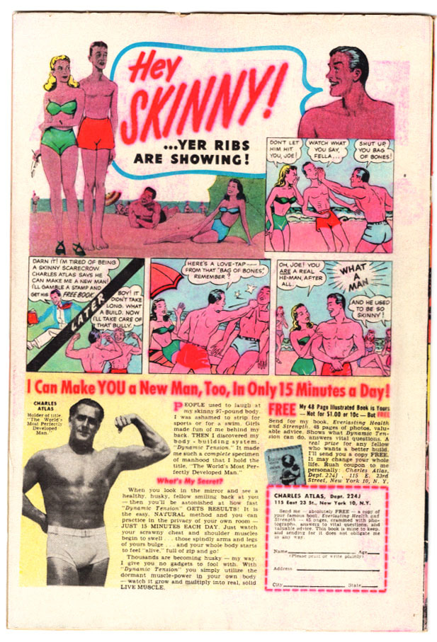 Rocket Ship X #1 VF Back Cover