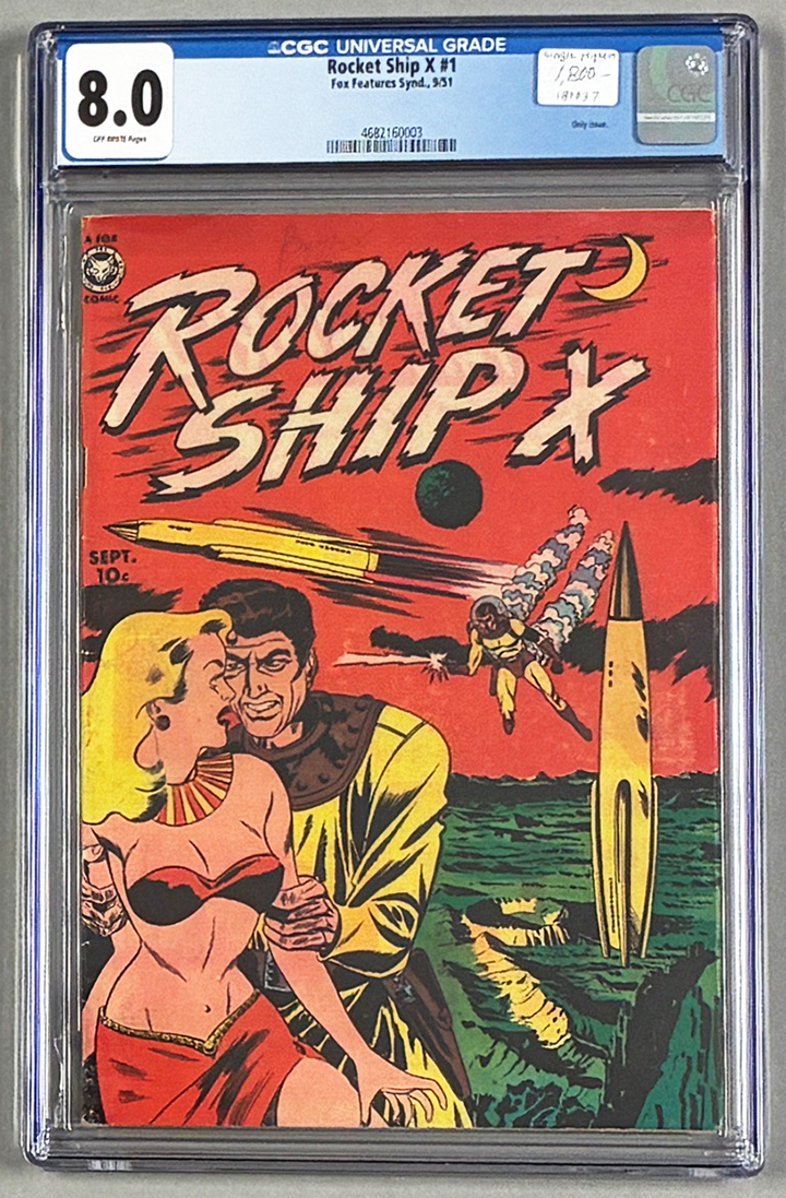 Rocket Ship X #1 CGC 8.0 Front Cover