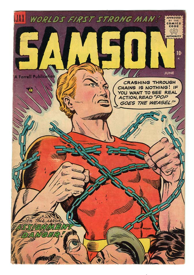 Samson #13 F+ Front Cover