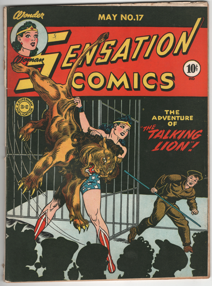 Sensation Comics #17 VG- Front Cover
