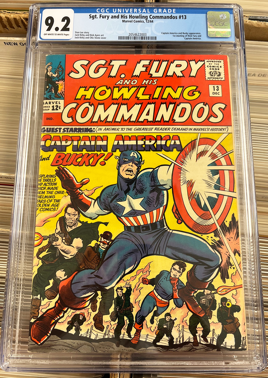 Sgt. Fury #13 CGC 9.2 Front Cover