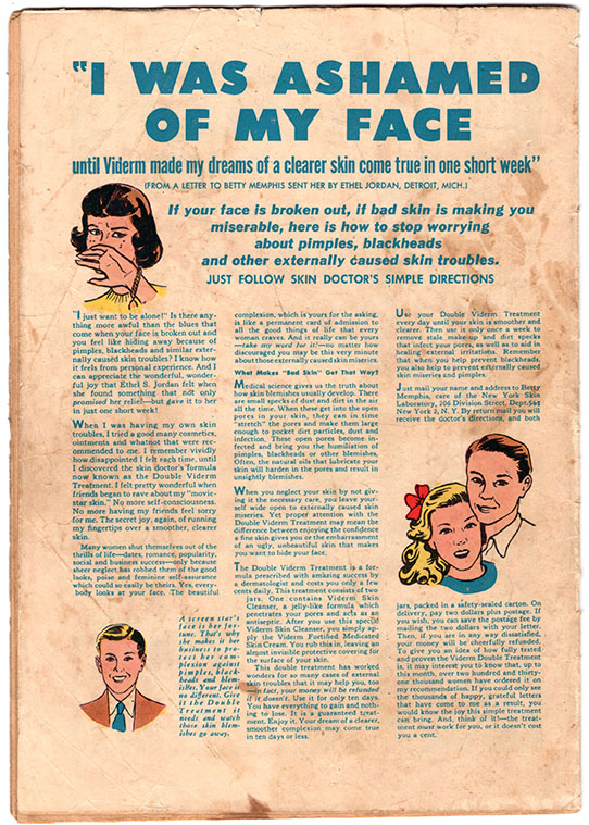 Slave Girl #1 G/VG Back Cover