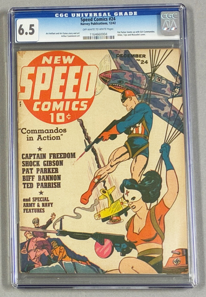 Speed Comics #24 CGC 6.5 Front Cover