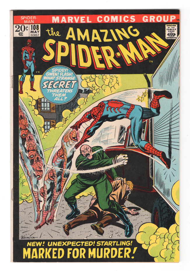 Amazing Spider-Man #108 VF/NM Front Cover