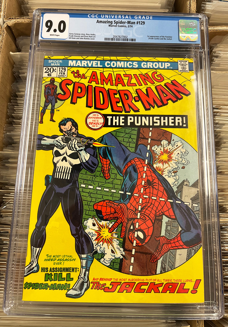 Amazing Spider-Man #129 CGC 9.0 Front Cover